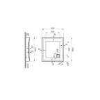 T90 Dikdörtgen Monoblok Duş Teknesi 100x90 cm  58610002000