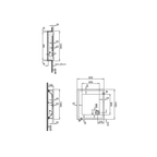 T90 Dikdörtgen Flat Duş Teknesi 100x90 cm  58710002000