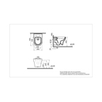 Zentrum Toilet White Smoothflush wall-hung toilet pan Hidden Fixation 7786L003-0075