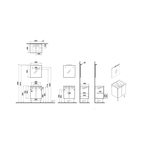 Mia Plus Square Set de meuble 60 cm, 2 portes Set de meuble 60 cm, 2 p. av. plan céram. et miroir av. éclair. LED, Anthr.brill Set de meuble 60 cm, 2 portes avec plan céramique et miroir avec éclairage LED, fermeture douce, Anthra.brill 69717