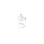 Options/Arkitekt WC-Sitz 36 x 43 x 5 cm Weiß Hochglanz VitrA Pera Architecta WC-Sitz Compact ohne Absenkautomatik Duroplast Weiß Hochglanz Pera Architecta WC-Sitz Compact, ohne Absenkautomatik, Scharniere aus Edelstahl, abnehmbar, Material: Duroplast, Farbe: Weiß Hochglanz 25-003-001
