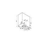Roomy Neo Kompakt Duş Ünitesi 150x080 cm, Sol+Dolap  65051012000