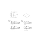 V-Stone Neo 100 x 80 Rectangulaire Receveur 100 x 80 Rect., Noir, siphon et cache-siphon inclus, coloré, 90 mm Receveur 100 x 80 Rectangulaire, Noir, siphon et cache-siphon inclus, coloré, 90 mm, recoupable de 10 cm du côté du mur (3 cotés), réparable (Classification antidérapant PN24) 66110001870