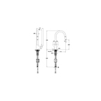 Flow Soft Sink mixer  Matt black A4344536VUK