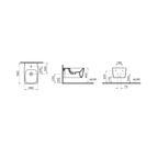 Metropole Bidet suspendu Metropole bidet suspendu 56 cm, 1 trou central, avec trop-plein Metropole bidet suspendu, 36 x 56 cm, 1 trou central pour robinet, avec trop-plein, avec fixation cachée, sans trous latéraux, couleur: blanc 5675B003-1046
