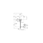 Origin Classic Basin Mixer  Single Handle, Pop-up Controlled, Chrome A42881