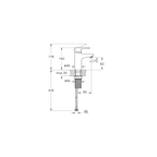 Flow Soft Compact Basin Mixer Matt Black  A4298836VUK