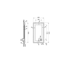 T80 Dikdörtgen Monoflat Duş Teknesi Palet 150x80 cm  58260078000