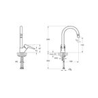 Solid S Sink Mixer - Chrome A42148EXP