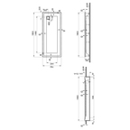 T75 Dikdörtgen Flat Duş Teknesi 180x75 cm  57230002000