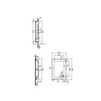 T90 Dikdörtgen Flat Duş Teknesi 130x90 cm  58740002000