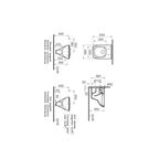 S20 Wall-hung WC SmoothFlush, 52 cm with bidet function, white 7508B003H0850