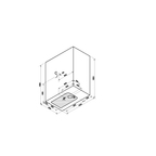 Roomy Neo Kompakt Duş Ünitesi 150x090 cm, Sağ, (U Duvar)  65061001000