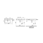 Metropole Lavabo rectangulaire 90 cm Metropole lavabo 90x47 cm ,trou de robinet, trop-plein, rectifié, blanc brillant Metropole lavabo rectangulaire, 90x47 cm , avec couvercle de siphon en forme carré, avec trou de robinet, avec trop-plein en forme d'amande, rectifié, blanc brillant 7528B003-7201