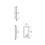 T75 Dikdörtgen Flat Duş Teknesi 150x75 cm  57170002000