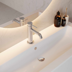 Minimax Round – Standard Basin Mixer Finish: Chrome The updated VitrA Minimax tap range delivers a steady 5 L/min flow rate for efficient water use and smooth, ergonomic control. Designed for tool-free installation in just 15 seconds, each tap combines easy fitting with proven VitrA quality, long-term durability, and a 10-year warranty. A43532VUK
