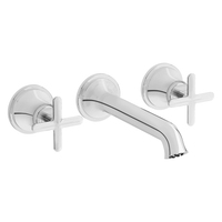 Origin Classic Lavabo Bataryası  3 Delikli, Sıva Üstü, Krom A42890