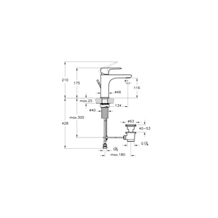 Root Round Basin Mixer Soft Copper Basin Mixer With Pop-Up Large A4272329VUK