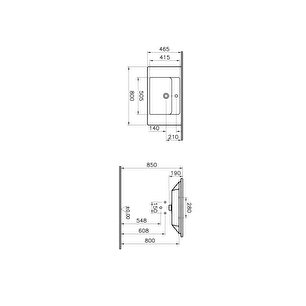Integra Möbelwaschtisch 80 x 46,5 x 19 cm Weiß Hochglanz VitrA Integra Möbelwaschtisch 80 x 47 cm mit Hahnloch mit Überlaufloch Weiß Hochglanz mit Oberflächenveredelung VitrA Clean Integra Möbelwaschtisch, 80 cm, mit Hahnloch, mit Überlaufloch, Material: Sanitärkeramik mit antibakterieller Glasur VitrA Hygiene, Farbe: Weiß Hochglanz mit Oberflächenveredelung VitrA Clean 7056B403-0001