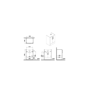 Root Flat Washbasin Unit White High Gloss, without washbasin Root furniture is a complete bathroom solution offering washbasin units, side units, tall storage units in three designs and taps in  two complementary designs; round and square. Compatible with 7055B003-0001 ,7791B003-0001 and 7000B003-0001 washbasins. Han 67902