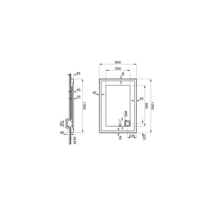 T90 Dikdörtgen Monoflat Duş Teknesi 130x90 cm  58890002000