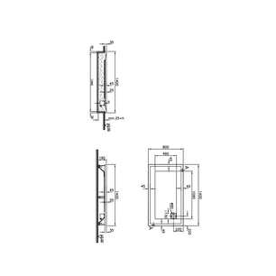 T80 Dikdörtgen Flat Duş Teknesi 140x80 cm  56780002000