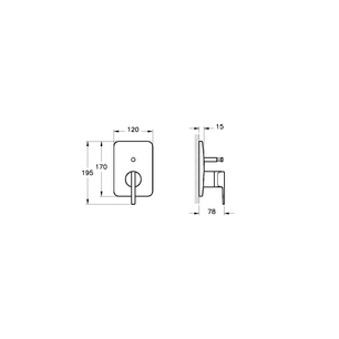 Suit U Ankastre Lavabo Bataryası  A42286