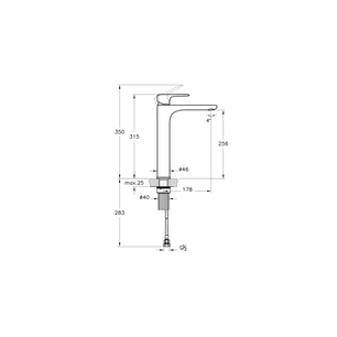 Root Round Basin Mixer Soft Copper Basin Mixer For Bowls A4270729VUK