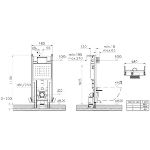 Bâti-supports V-Fix Easy Bâti-support Core 112 cm Bâti-support V-Fix Easy Core 112 cm, NF universel (autoportant / mur porteur ) Bâti-supp.V-Fix Easy Core 112cm,NF univ.(autoport./mur port.),p.WC susp.a.dimens.connex.sel.EN 33.2011,pour cl.sèches,install. encastr.partiell.ou du sol au plaf.,cl.a.1,marqu.laser p.l‘all.,racc.d‘eau en haut,gauche,derr.,a.fix.mur.(opt.) 732-4812-01