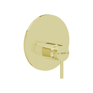 Minimax Round Built-in Bath/ Shower Mixer  V-Box, Mechanic, Soft Gold A4371174EXP