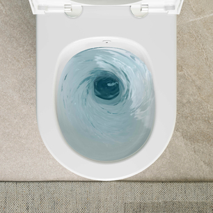 Sento Asma klozet CrystalFlush, gizli montajlı, 54 cm taharet borulu, beyaz 7878B003-0090