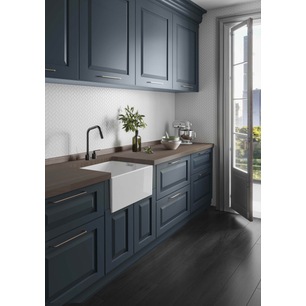 Arkitekt Stand-on eviye tek gözlü, 60x46 cm armatür deliksiz, su taşma delikli, beyaz 5772B003-7200