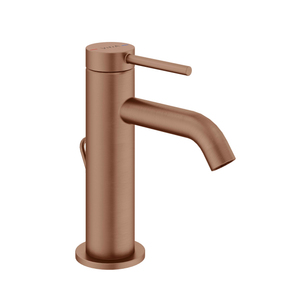 Minimax Round Basin Mixer Standard With pop-up, Brushed Soft Copper A4353124EXP