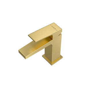 Minimax Square Basin Mixer  Brushed Gold A4372025EXP