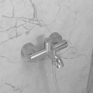 Minimax Round Wall Mounted Mixer  Chrome A43548EXP
