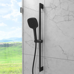 Core Square Hand Shower Set  3F, 120mm, Matt Black A4591736EXP