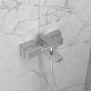 Minimax Square Wall Mounted Mixer  Chrome A43520EXP