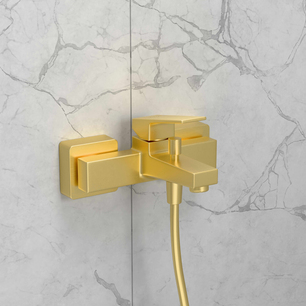 Minimax Square Built-in Bath/ Shower Mixer  Brushed Gold A4352025EXP