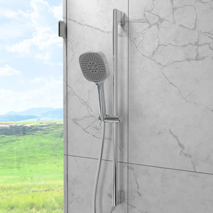 Core Square Hand Shower Set  3F, 120mm, Chrome A45917EXP