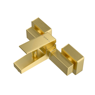 Minimax Square Built-in Bath/ Shower Mixer  Brushed Gold A4352025EXP