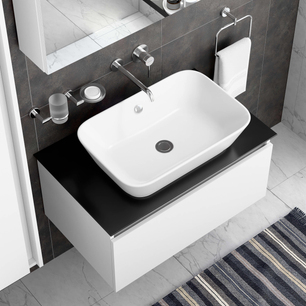 Minimax Round Built-in Basin Mixer Large Chrome A43549EXP