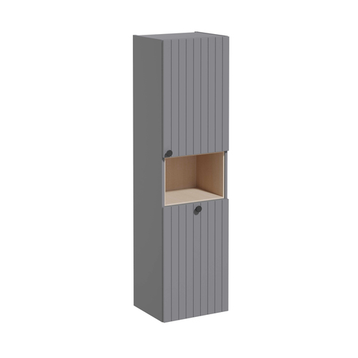 Root Groove Tall Unit with Laundry Basket - 40cm