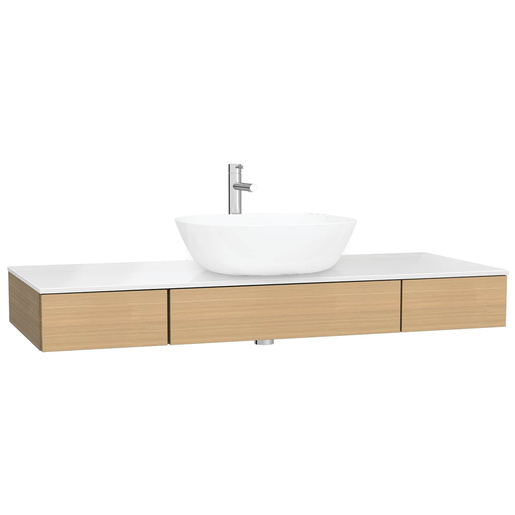 Flat Oak Origin Vanity Unit 65688