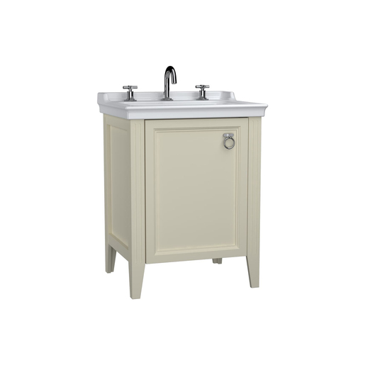 Matte ivory Valarte Washbasin Unit - 65cm 62264
