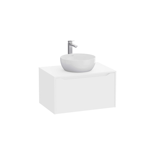 Sareta Square Wall-hung Washbasin Unit – 80 cm,suitable for a countertop bowl