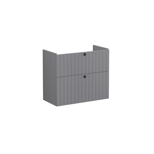 Root Groove, Vanity unit, 80 cm, compact,two drawers