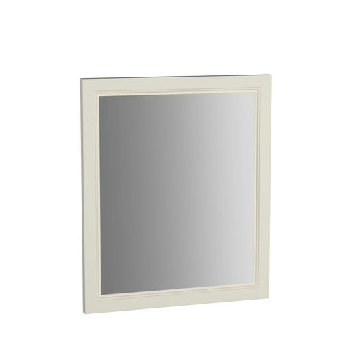 Matte ivory Valarte Flat Mirror - 65cm 62215