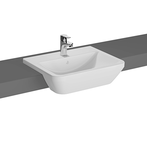 Integra Semi-Recessed Washbasin - 55cm