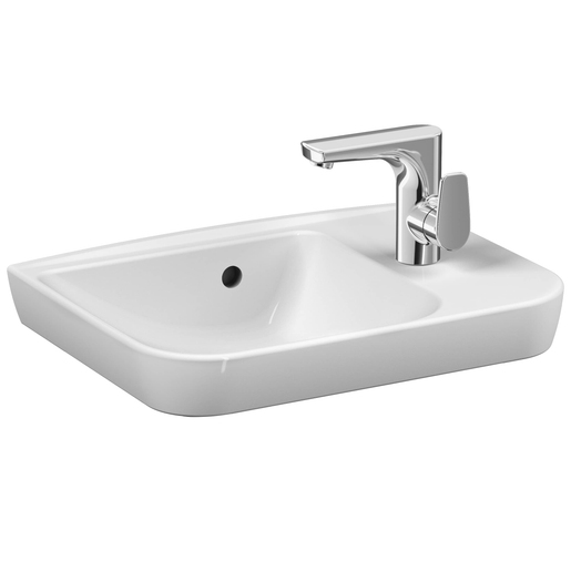White Sento Compact Countertop Washbasin - 50 cm 5945B003-0921