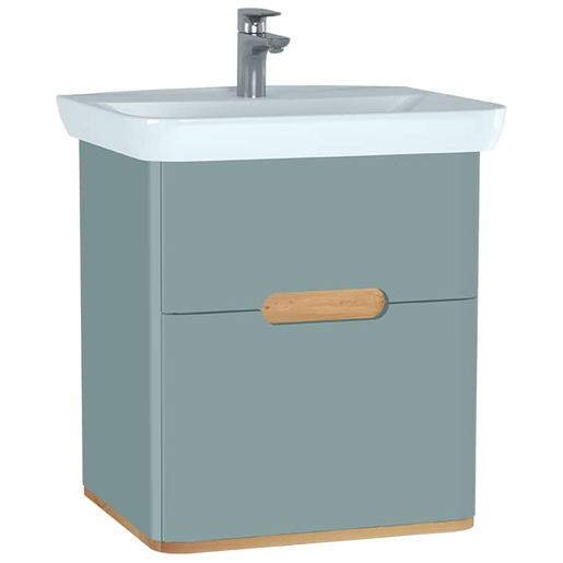 Matte Fiyord Green Sento Washbasin Unit - 65 cm 65876